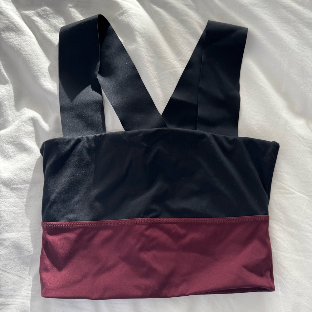 ALC x Bandier Color Block Sports Bra